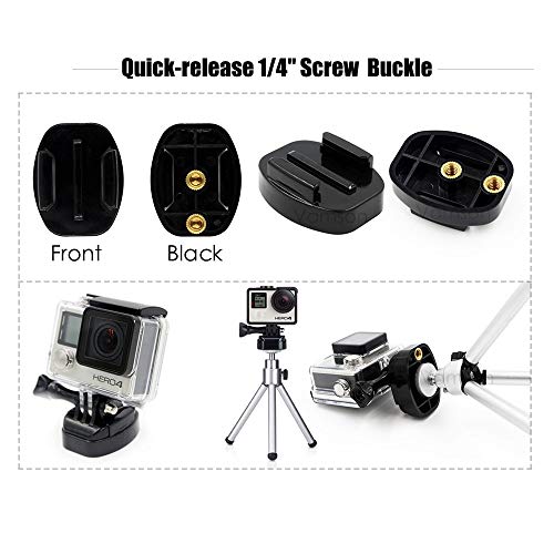 Action Pro Quick Release Tripod Mount and Screw Compatible with GoPro Hero 13 12 10 9 8 7 6 5 4 3+ 3 SJCAM YI 4K Eken and Other Action Cameras - Image 4