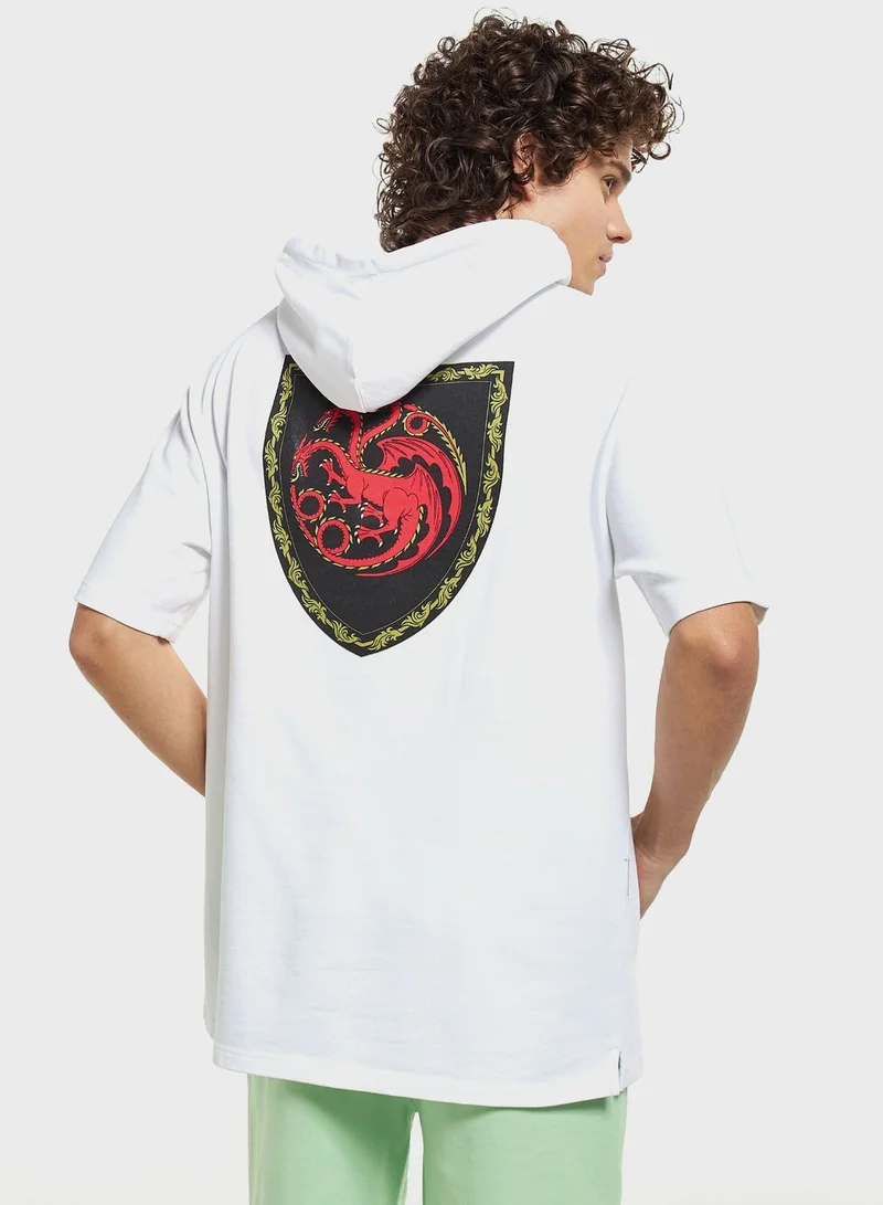 SP Characters House Of The Dragon Print T-Shirt