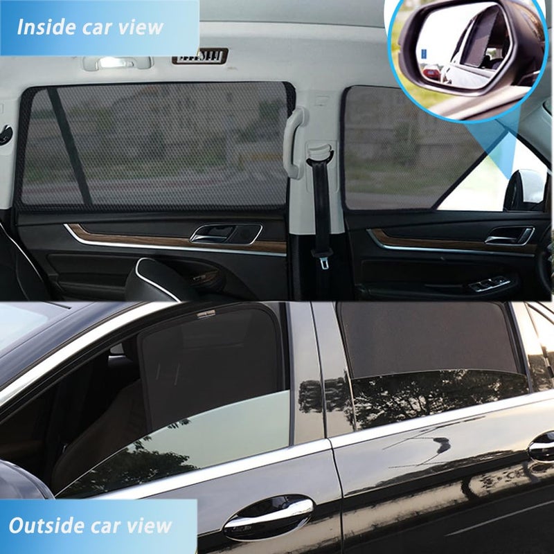 Car Sun Shade for Honda CRV 6th Gen 2023-2025, Magnetic, 2 Rear Windows - Image 2
