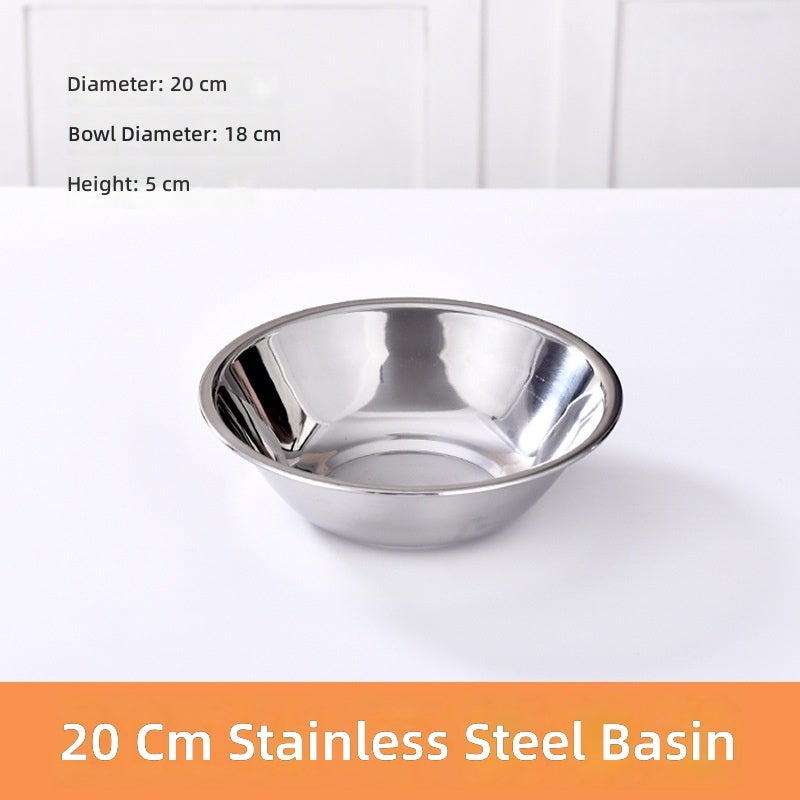 Stainless Steel Serving Bowls - Thickened Design for Everyday  Use