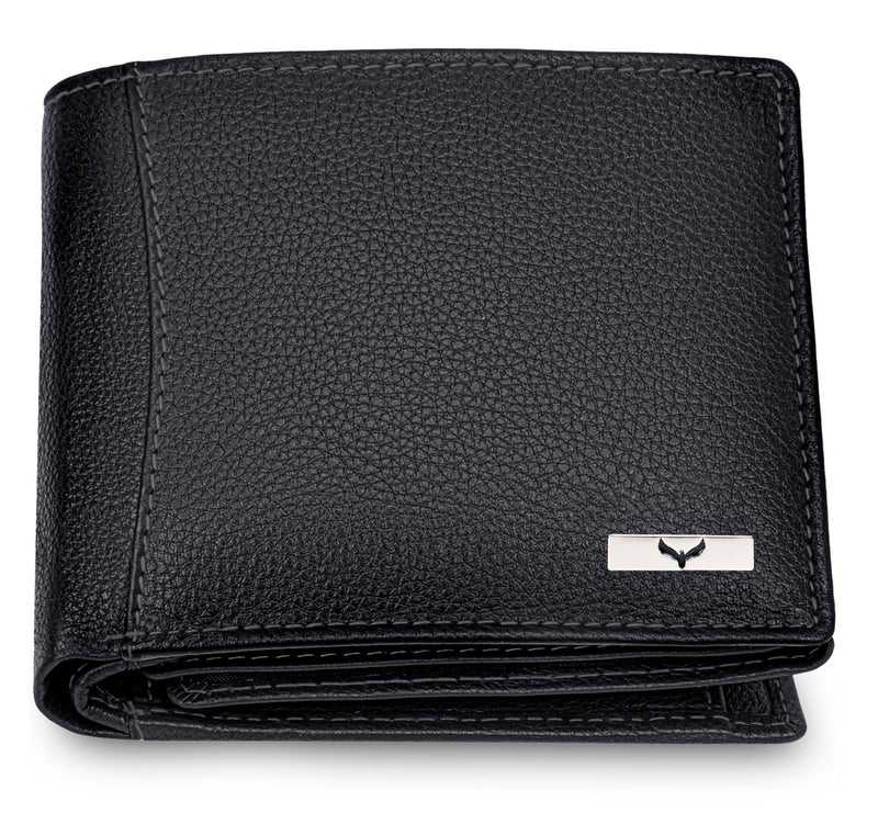 Eagle Crest Oslo Black Leather Wallet for Men - Image 1