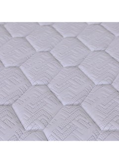 DANUBE HOME Nature Latex with Pocket Spring King Mattress Medium Firm Feel White 210x180x25cm, Thickness 25 cm  - Image 4