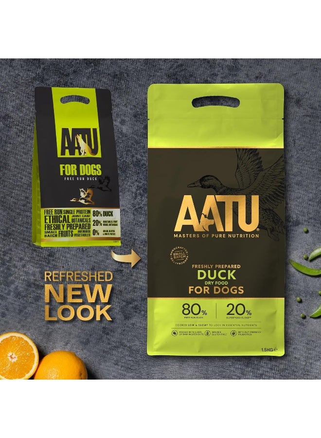 AATU 80/20 Complete Dry Dog Food, Duck 5kg - Dry Food Alternative to Raw Feeding, High Protein. No Nasties, No Fillers. - Image 4