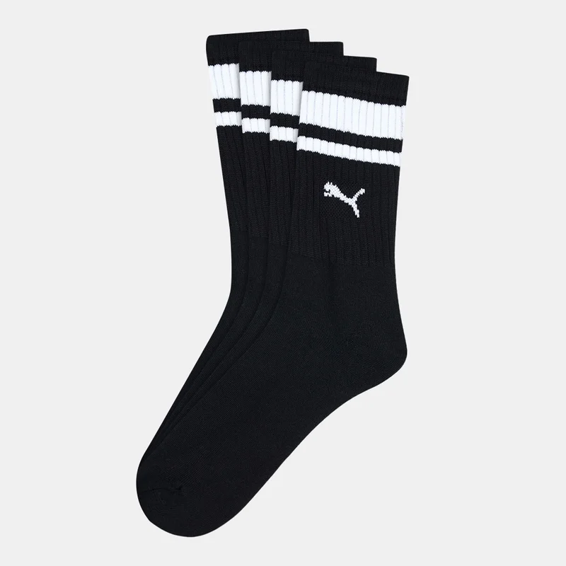 PUMA Heritage Stripe Crew Socks (2 Pairs)