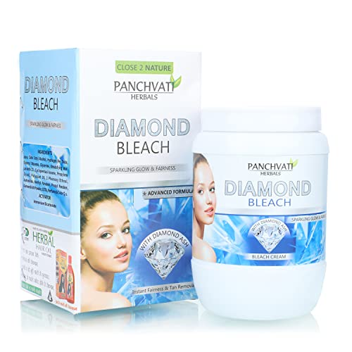 Panchvati Herbals Diamond Bleach For Sparking Glow & Fairness | Advanced Formula For Men & Women & All skin Type - 900 gm - Image 1