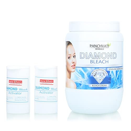 Panchvati Herbals Diamond Bleach For Sparking Glow & Fairness | Advanced Formula For Men & Women & All skin Type - 900 gm - Image 2