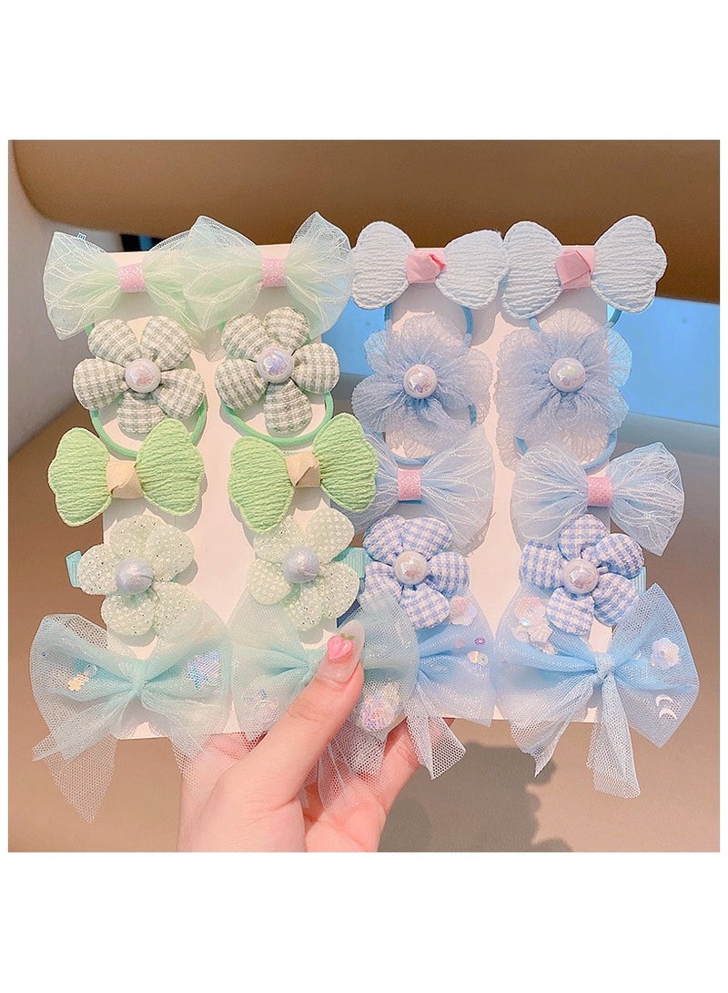 Generic 20pcs Colorful Elastic Hair Band,Colorful Hair Accessories,Ponytail Holders,Elastic Hair ties for Girls - Image 1