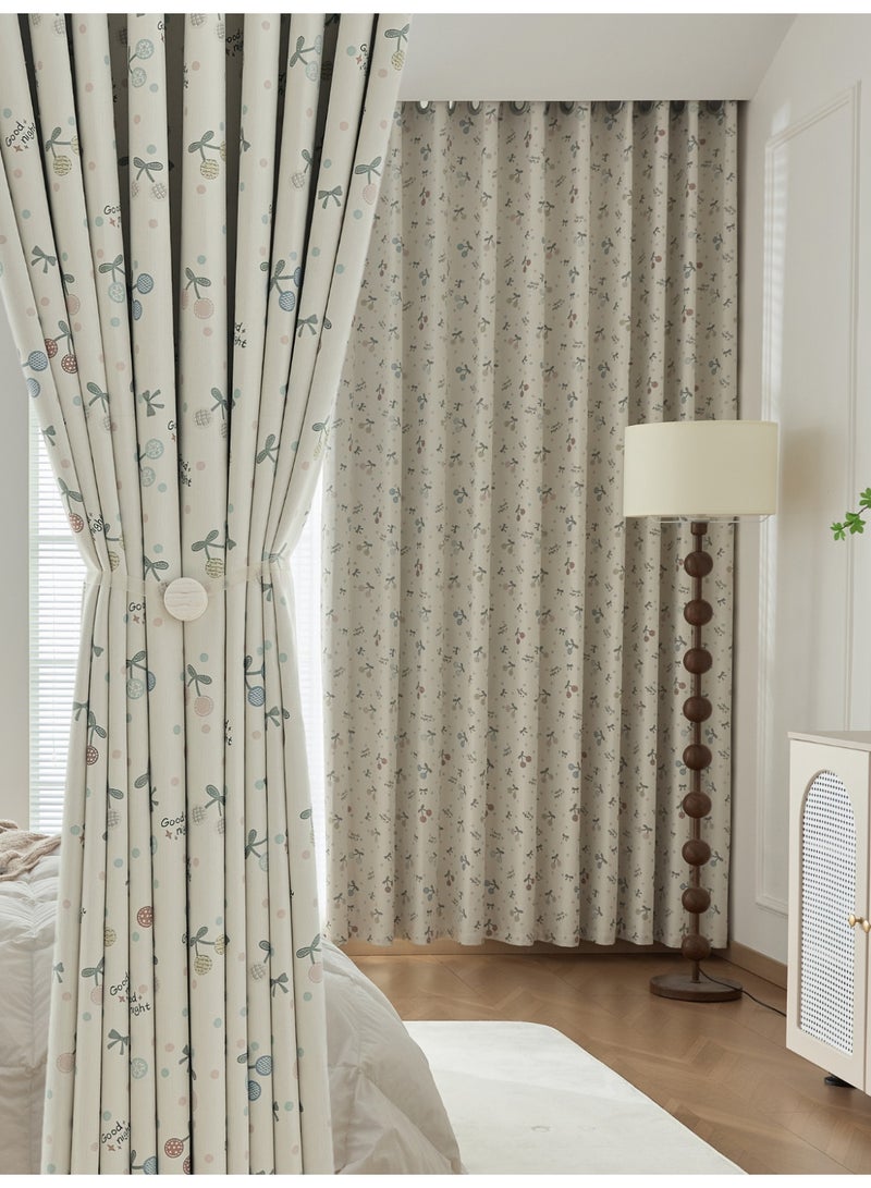 QBAID Chenille Blackout Curtain Panel with Grommet Top, Soft Textured Light Reducing Window Curtain for Bedroom Living Room, Multiple Size Options - Image 1
