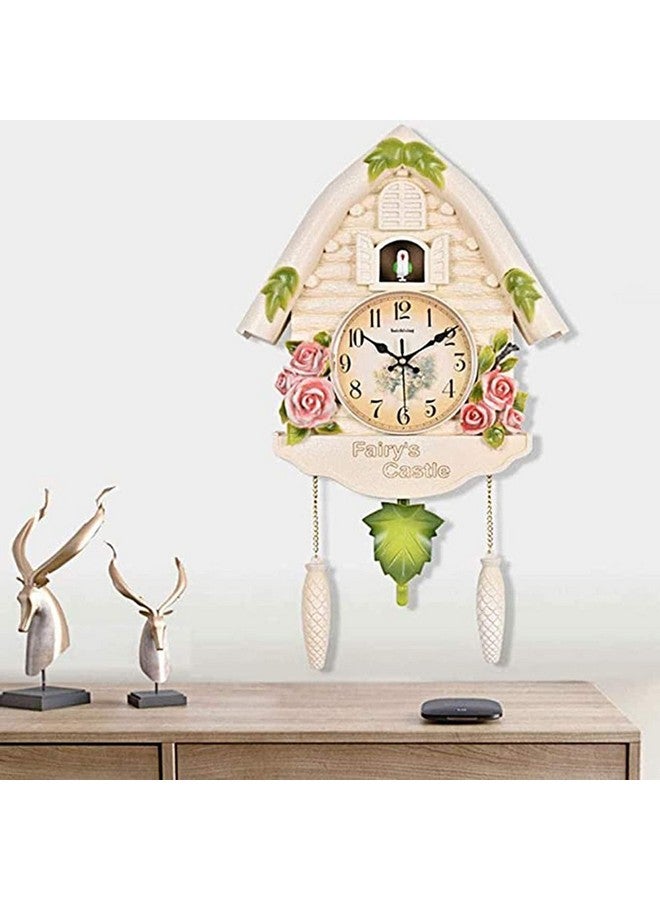 Three Secondz Cuckoo Bird Wall Clock with Fixed Door Does not Open or Close for Children's Bedroom Size 60cm x 15cm x 36cm (BD56) - Image 1