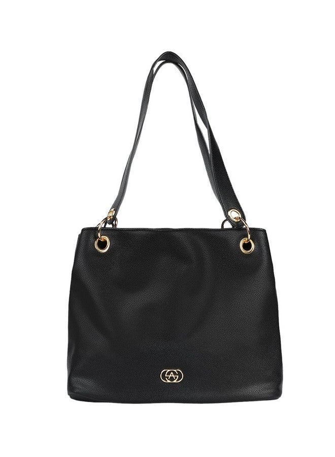 Allen Solly حقيبة كتف نسائية من ألين سولي، سوداء - Image 1