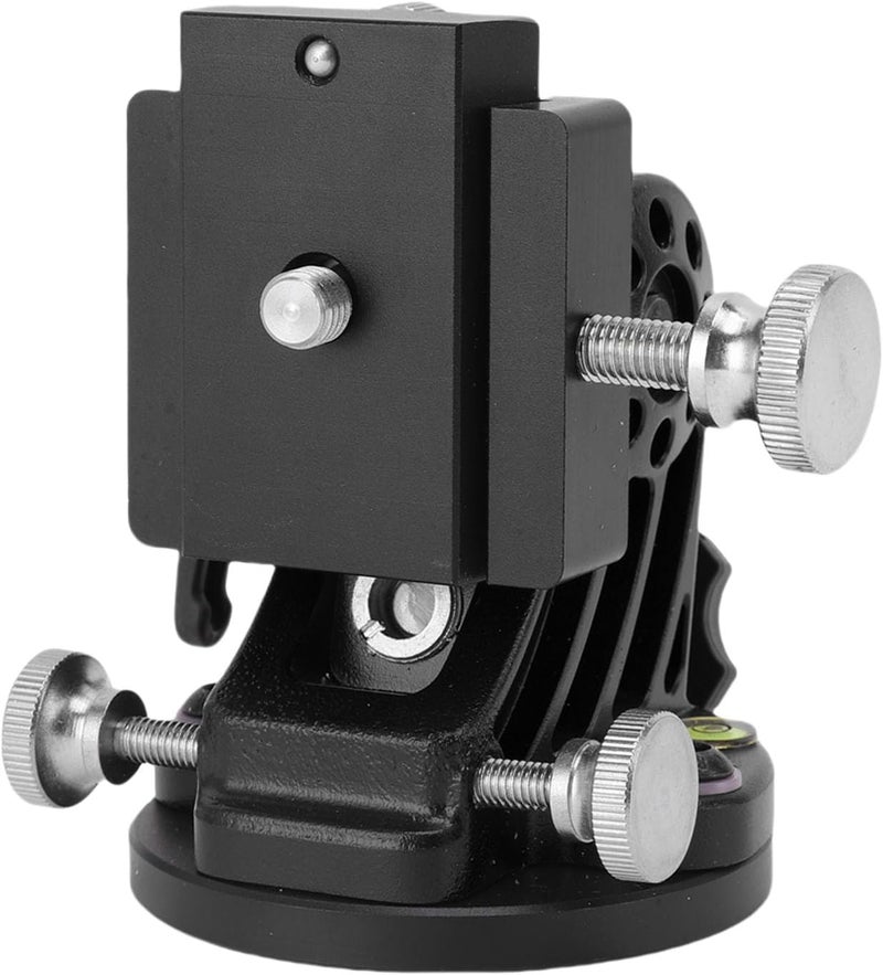 Precise Polarity Alignment, Adjustable Latitude Base with Aluminum Alloy Construction, Astrophotography Observation Tool, Ideal for Science Education (All Black) - Image 1