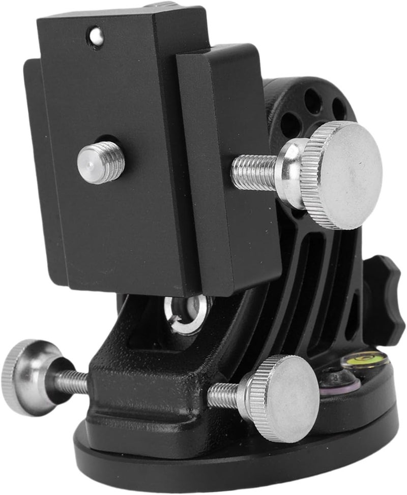Precise Polarity Alignment, Adjustable Latitude Base with Aluminum Alloy Construction, Astrophotography Observation Tool, Ideal for Science Education (All Black) - Image 3