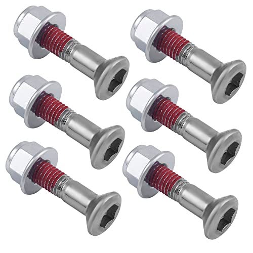 NACHEE Crf50 Sprocket Bolt Kit,Motorcycle Double Locked Sprocket Fastening kit Compatible with Dirt Bike Yamaha YZ YZF Kawasaki KX KXF Suzuki RM RMZ Honda CR CRF,6 Pcs - Image 2