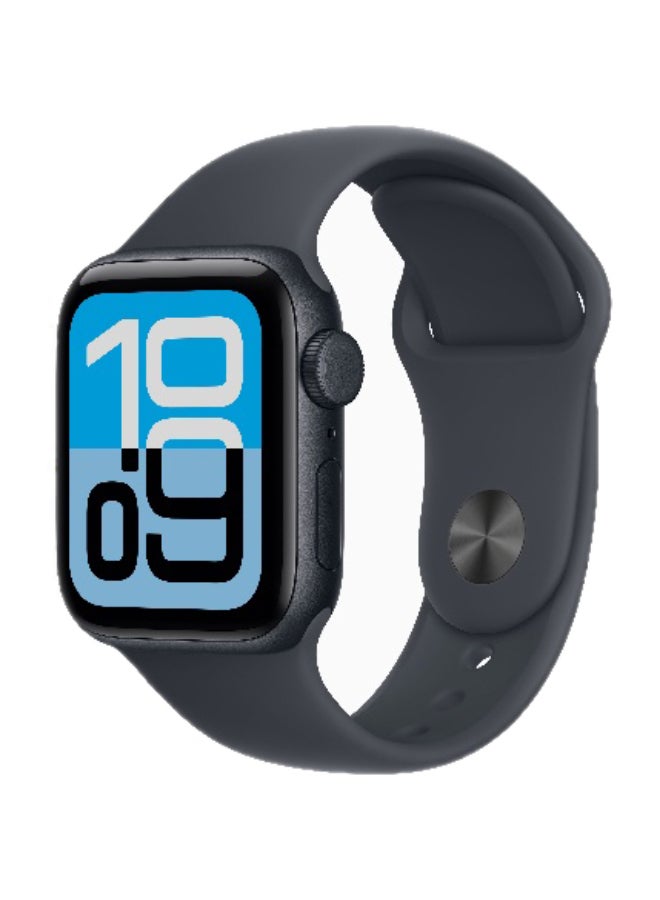 Apple Watch SE 3 GPS + Cellular 40mm (International Version) Midnight Aluminium Case With Midnight Sport Band - M/L - Image 1