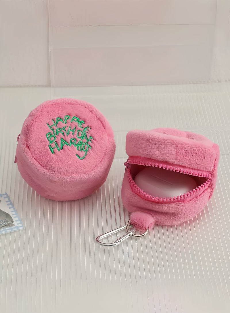Paraphrase Cute Fluffy Coin Purse with Zipper – Soft and Portable Mini Pouch | Harry Potter Themed Keychain Wallet for Daily Use or Travel  - Image 1