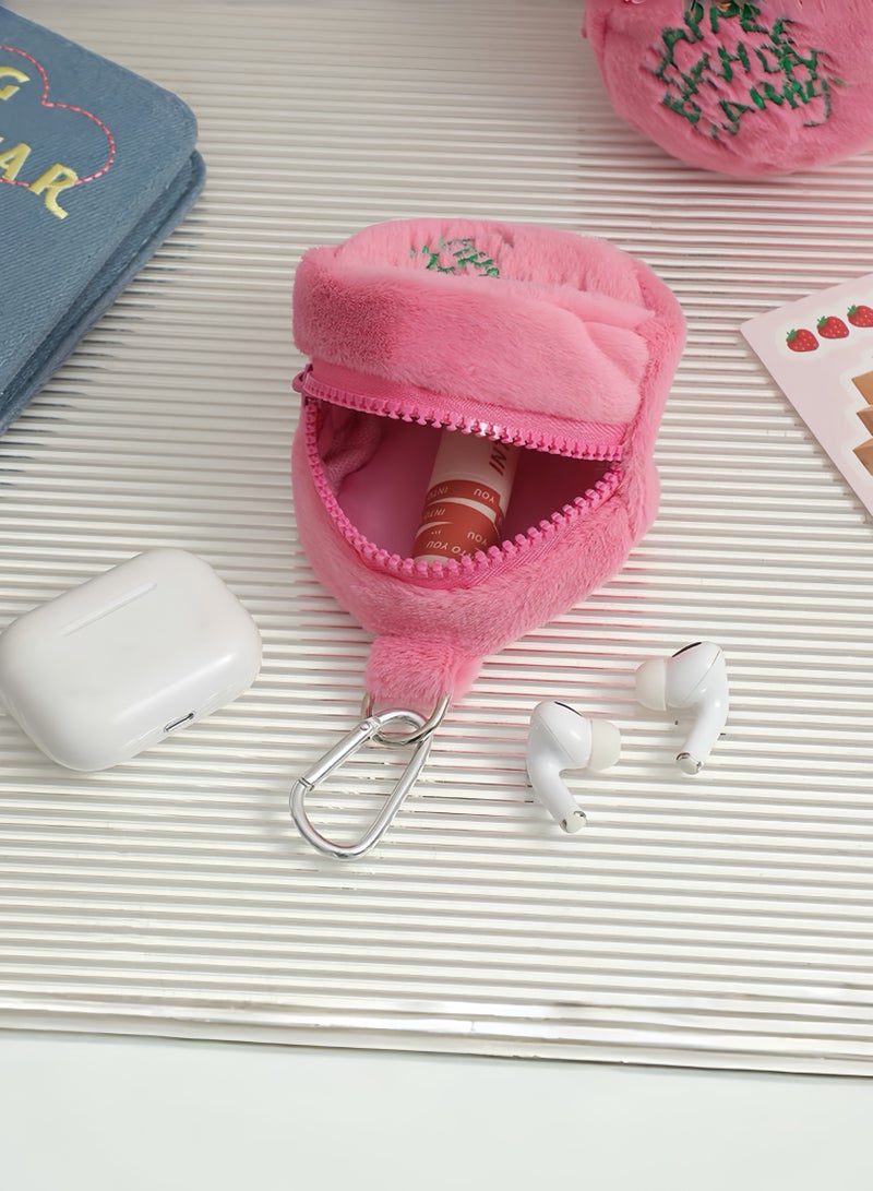 Paraphrase Cute Fluffy Coin Purse with Zipper – Soft and Portable Mini Pouch | Harry Potter Themed Keychain Wallet for Daily Use or Travel  - Image 2