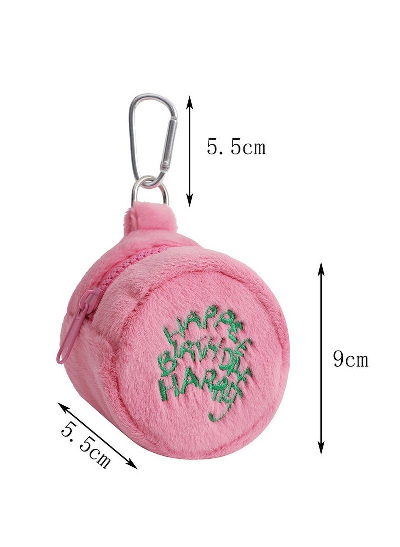 Paraphrase Cute Fluffy Coin Purse with Zipper – Soft and Portable Mini Pouch | Harry Potter Themed Keychain Wallet for Daily Use or Travel  - Image 4