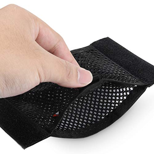 TXEsign Pack of 3 Sizes Hook and Loop Mesh Pockets Net Organizer for Securing Items in DSLR SLR Camera Insert/Video Bag - Image 3