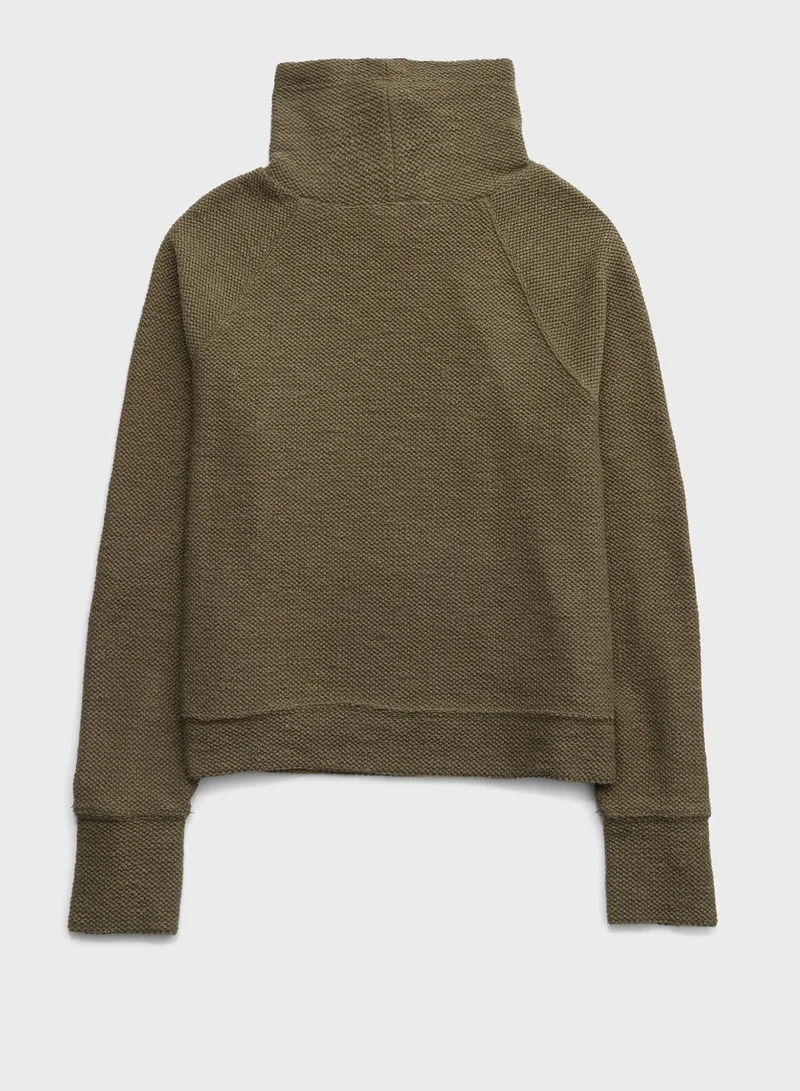 Aerie Mock Neck Sweatshirt