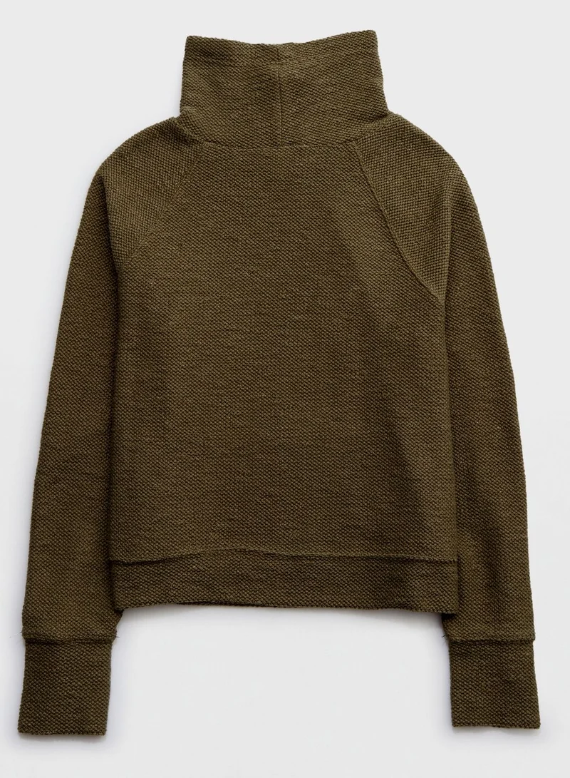 Aerie Mock Neck Sweatshirt