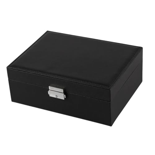 YouBella Jewellery Organisers Gifts Acrylic Portable Home Jwell organizer Storage Box Case with Dividers Container for Rings, Earrings, Necklace for Girls and Women (Black) - Image 4