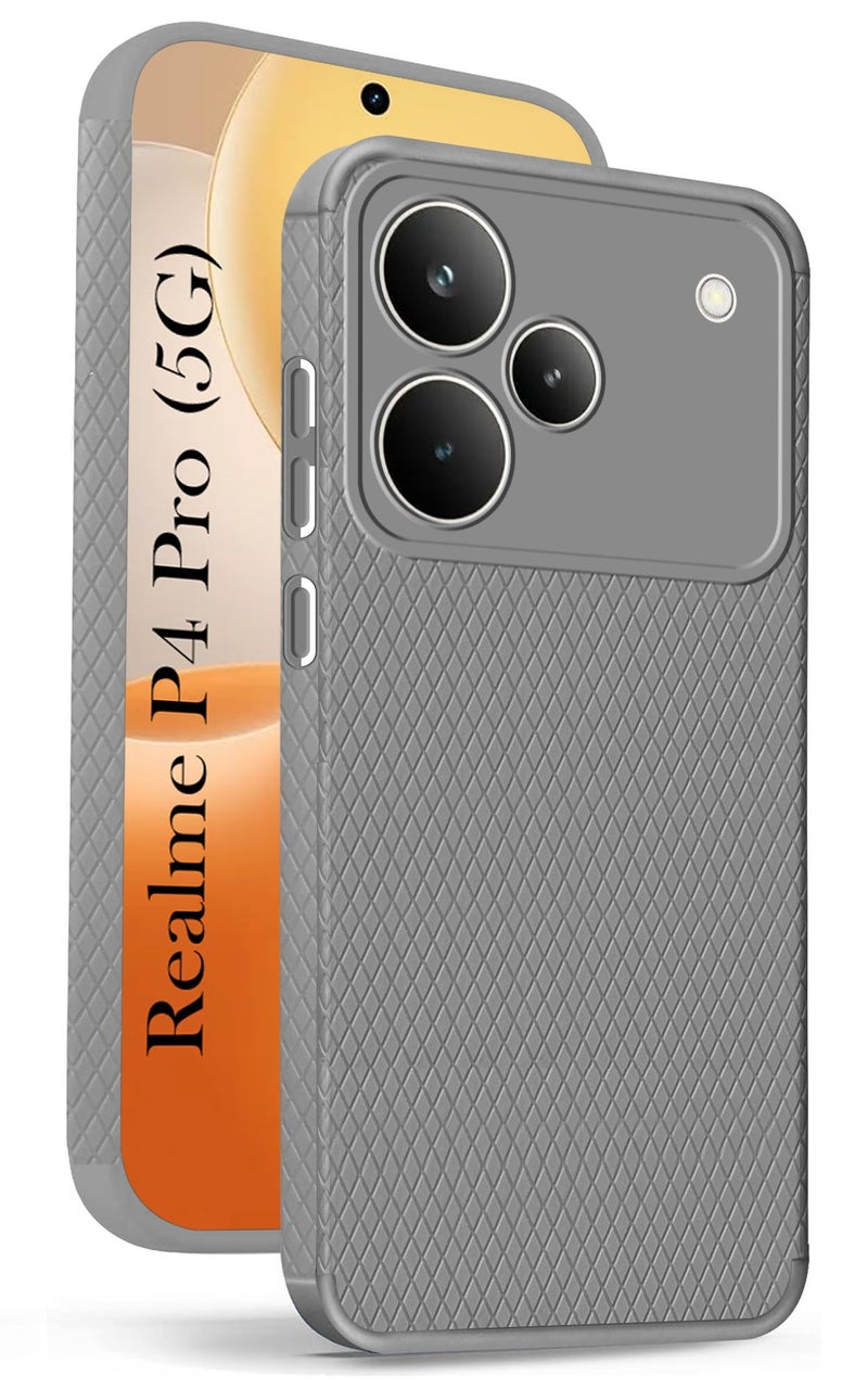 Jkobi Liquid Silicone Back Cover Case for Realme P4 Pro (Camera Protection | Side Grip Texture | Soft and Flexible) - Image 1