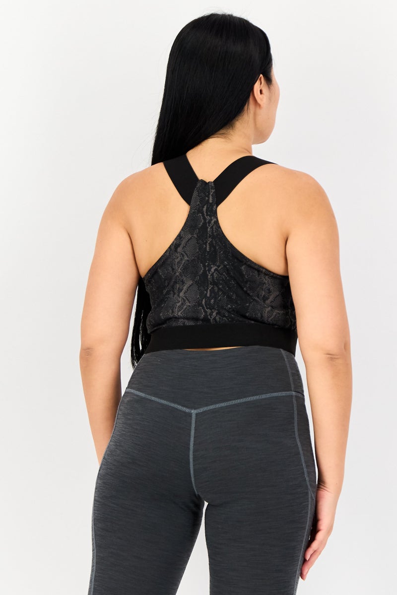 Juicy Couture تي شيرت تدريب بلا أكمام للنساء، أسود - Image 4