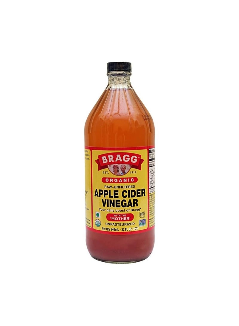 Bragg Raw Organic Unfiltered Apple Cider Vinegar 32oz