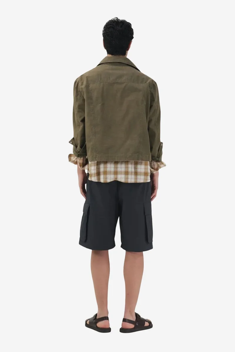 Giesto Olive Green GIESTO Men's Cotton Poplin Zipper Vest for Men | Best Price UAE