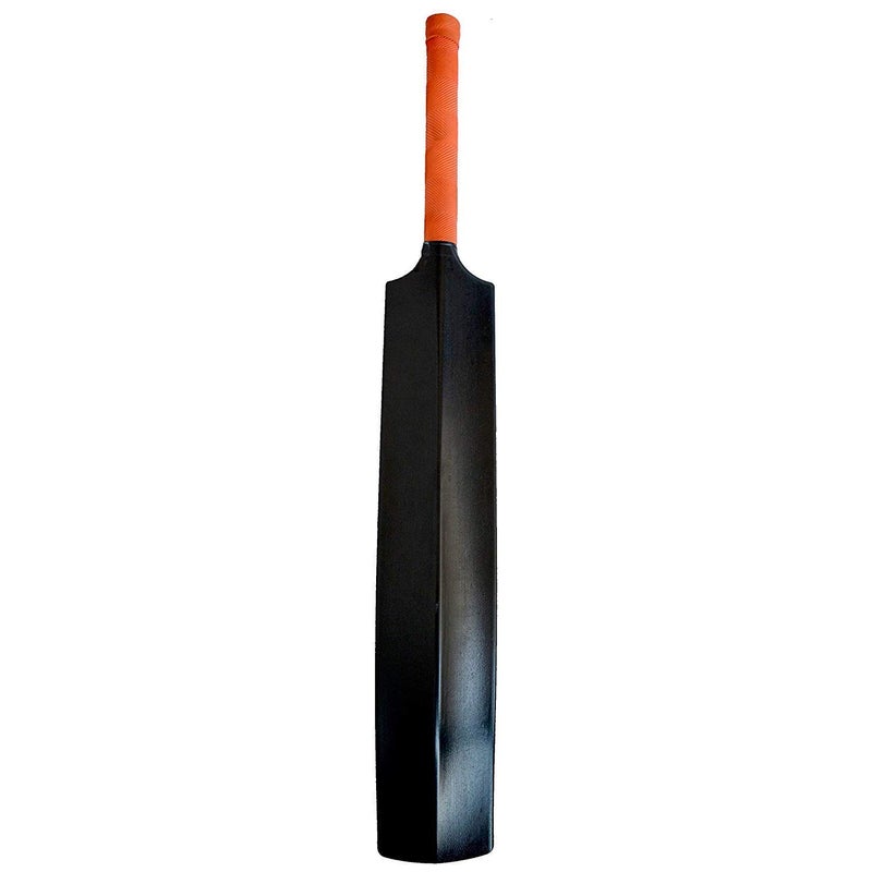 Klapp Hard Plastic Cricket bat with 50 per Fibre (Full Size, Black) - Image 1