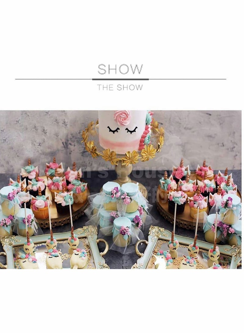 SOLARAE Mini Silicone Mould for Cupcake DIY Decorations Toppers Chocolate Kids Birthday Party - Image 3