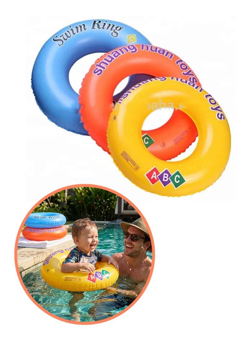 50cm Children's Swimming Float with a Colorful and Safe Design – Suitable for ages 2 to 3 years, giving your child a fun and safe swimming experience - Image 1