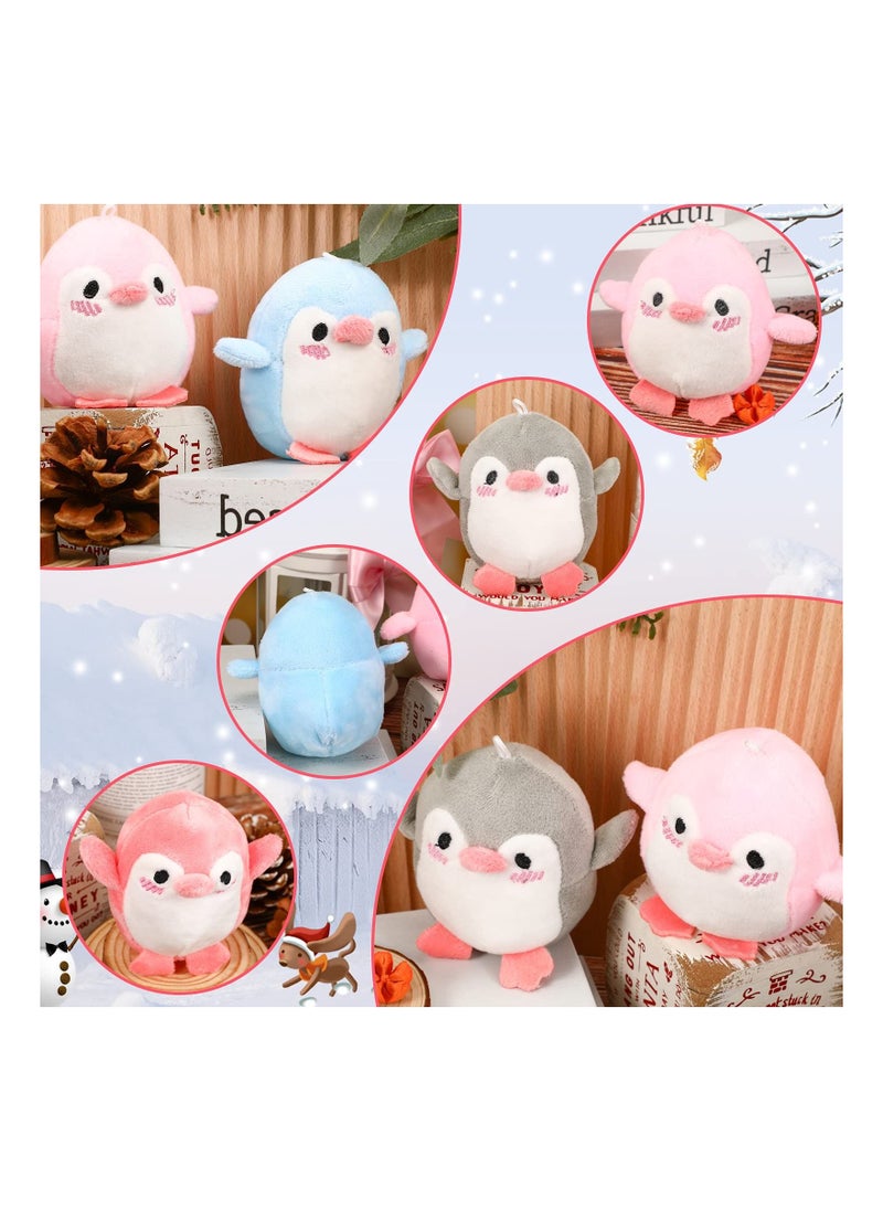 Y&D Plush Penguin Doll, Mini Cute Small Baby Stuffed Doll Keychain Holder Bag Pendant Party Favor Present Toys for Boys Girls 12Pcs  - Image 5