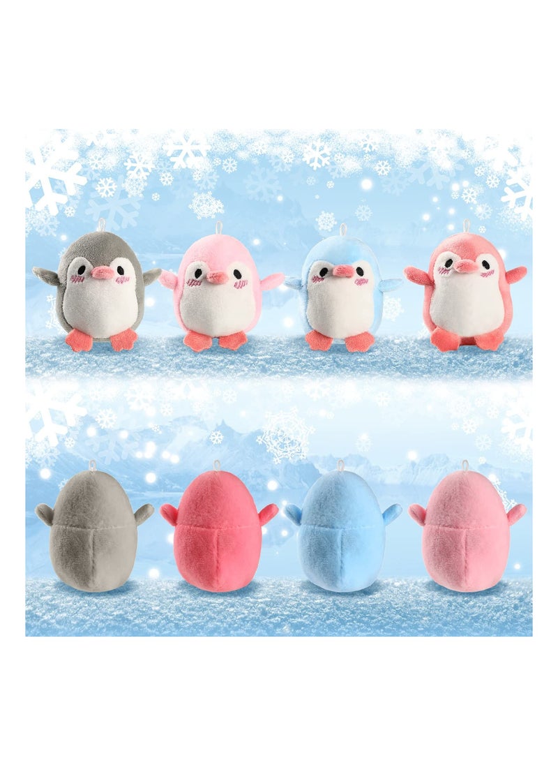 Y&D Plush Penguin Doll, Mini Cute Small Baby Stuffed Doll Keychain Holder Bag Pendant Party Favor Present Toys for Boys Girls 12Pcs  - Image 4
