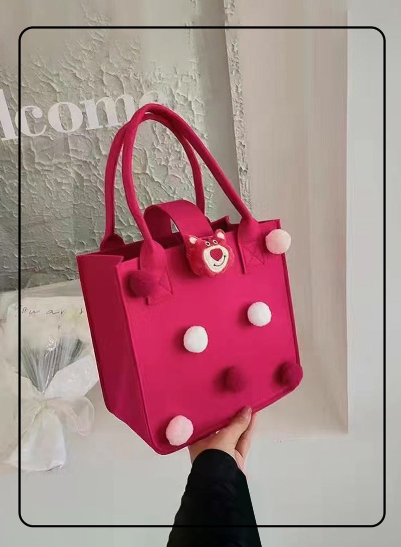 BEIRUI Gift Bags, Children's Bags, Felt Tote Bags, Fashion Shopping Bags, Fashion Storage Bags, Suitable for Gift Giving, Shopping, Clothes Matching, Catering Bags, Children's Outing - Image 2