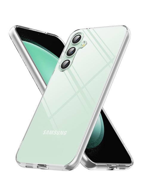 جراب هاتف محمول متوافق مع جراب Samsung Galaxy S23 FE، [مضاد للأصفر] [رفيع للغاية] جراب واقٍ ناعم مقاوم للصدمات من مادة TPU لهاتف Samsung Galaxy S23 FE - شفاف
