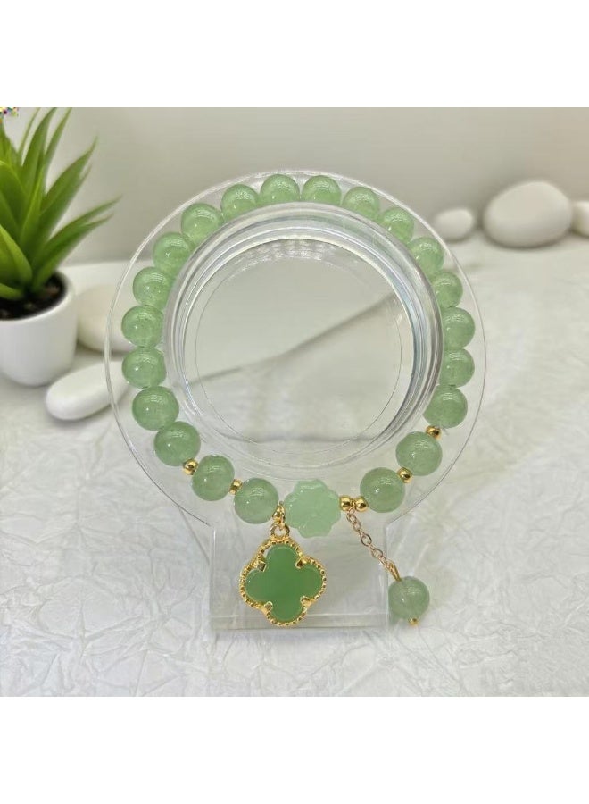 Goolsky Four-Leaf Clover Bracelet – Lucky Charm Accessory for Women, Minimalist Everyday Jewelry, Lucky Gift - Image 1