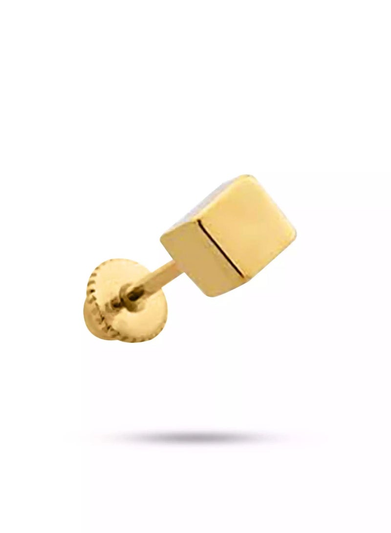 Ruby Art Gold 18K Pure Gold Ear Piercing, Hypoallergenic Premium Shine, 0.74 Gram - Image 2