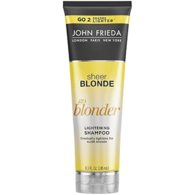 John Frieda SHAMPOO SHEER BLONDE GO BLONDER LIGHTENING 8.3 OUNCE (245ML) (2 PACK) - Image 2