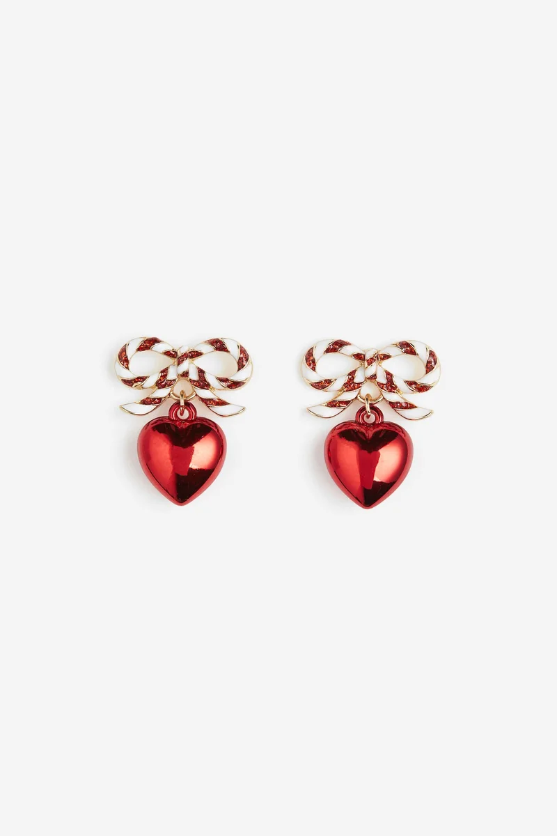 H&M Heart-shaped earrings