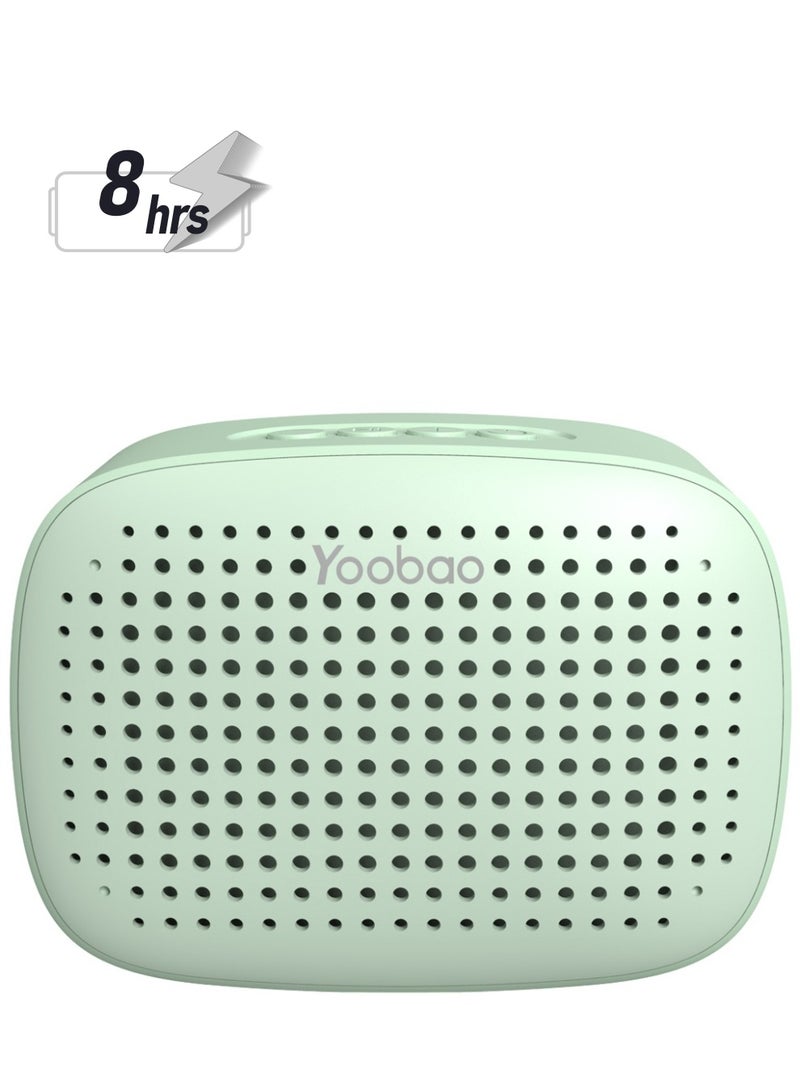 Yoobao Bluetooth Speaker,Portable Wireless Speaker 2000mah Capacity Green - Image 1