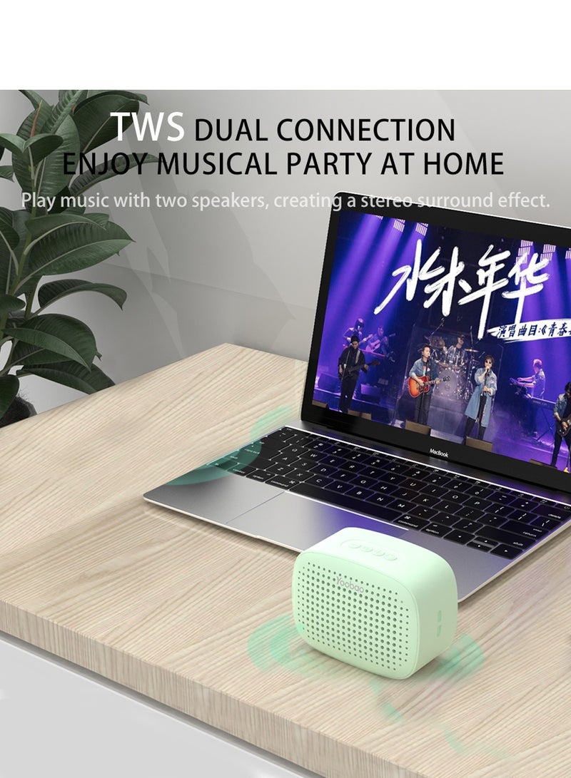Yoobao Bluetooth Speaker,Portable Wireless Speaker 2000mah Capacity Green - Image 5