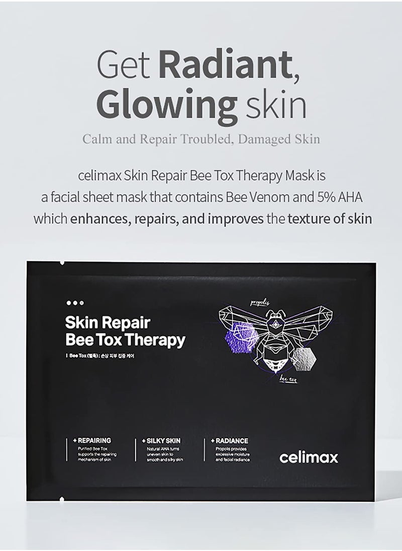 celimax Skin Repair Bee Therapy For Mask 10 Pcs  - Image 4