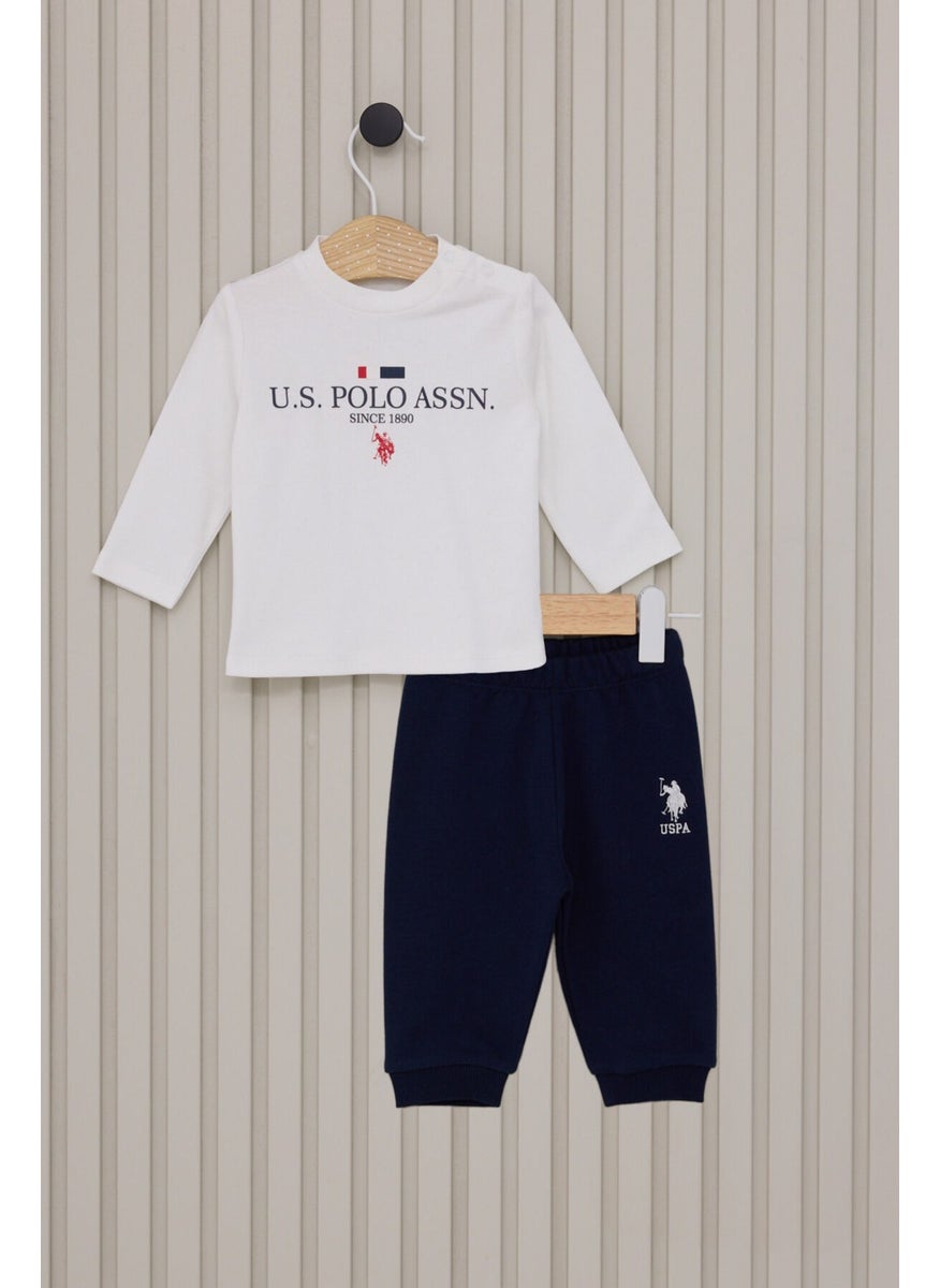 U.S. Polo Assn. - Us Polo Baby Boy 3-Piece Set USB2053 Orange - Image 1