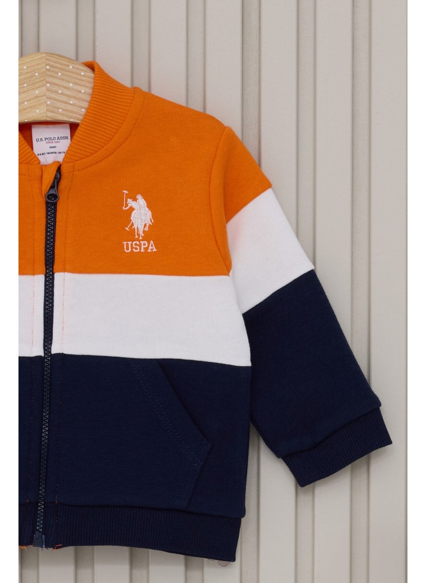 U.S. Polo Assn. - Us Polo Baby Boy 3-Piece Set USB2053 Orange - Image 1