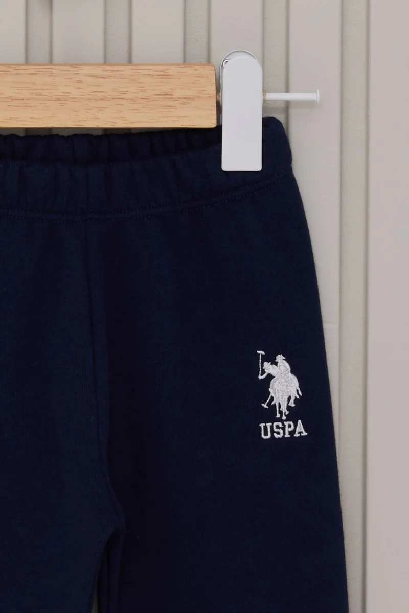 يو اس بولو اسن Us Polo Baby Boy 3-Piece Set USB2053 Orange