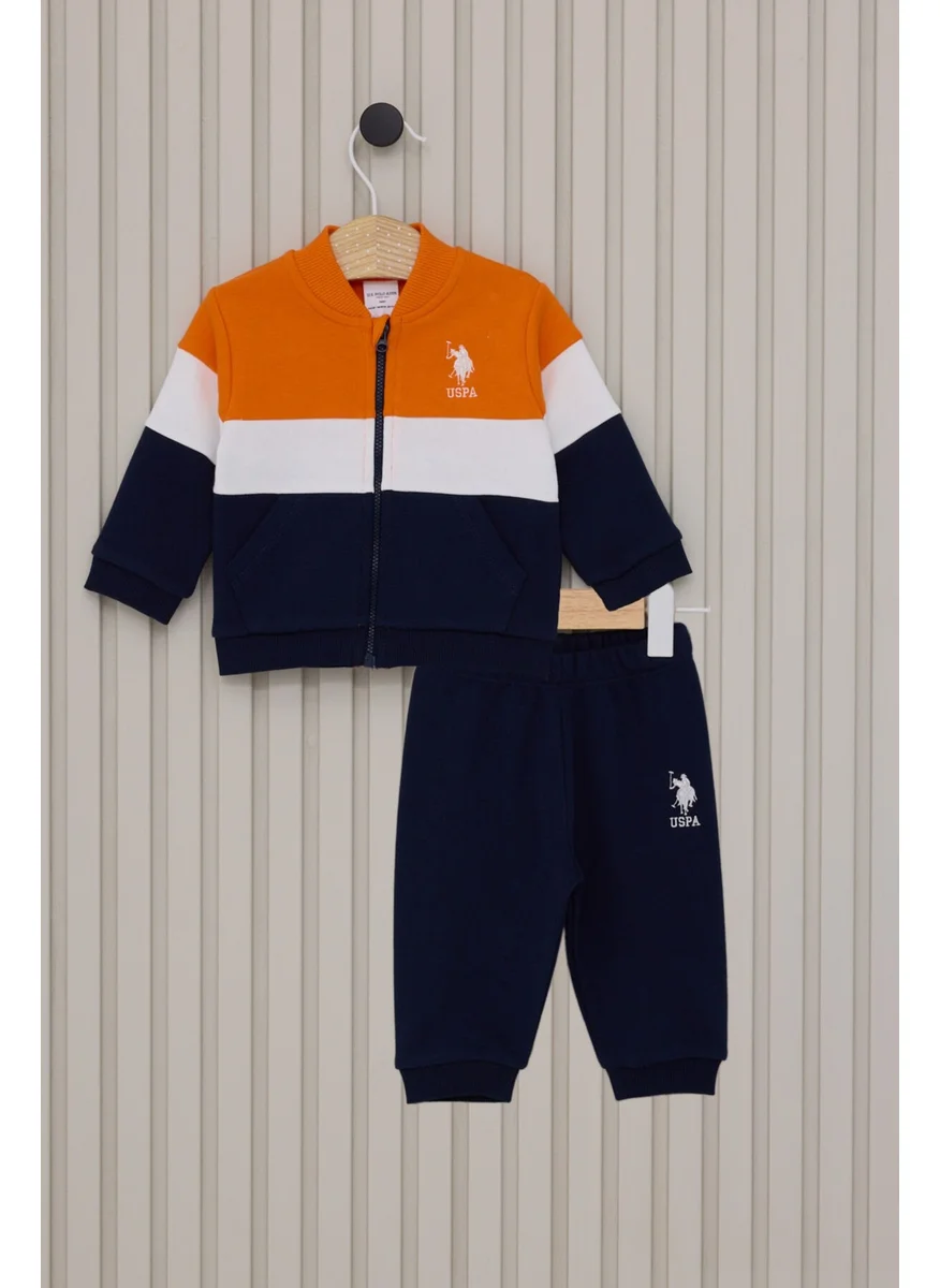 U.S. Polo Assn. Us Polo Baby Boy 3-Piece Set USB2053 Orange