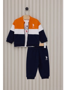 Us Polo Baby Boy 3-Piece Set USB2053 Orange