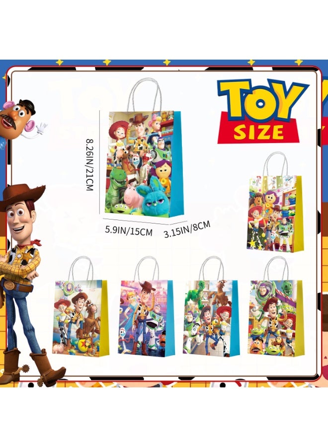 FRUITFUL PARTY 18pcs Toy Story Party Favor Bags Set – Toy Story Gift Bags, Candy Bags Kids Birthday Party Supplies, Goodie Bags for Toy Story Party Decorations Supplies - Image 2