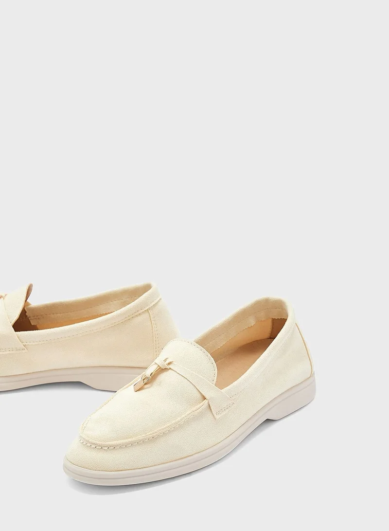 ايلا Faux Suede Loafers